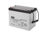 Einzelne 12 Volt Batterie 75 Amp.