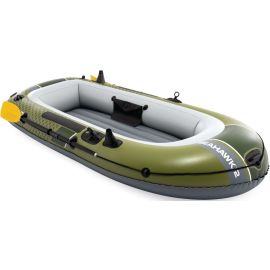 Intex Seahawk 2 Set | Aufblasbares Zweierboot mit Paddeln und Pumpe