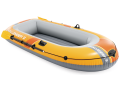 Intex Challenger 2 Set | Aufblasbares Zweipersonenboot inkl. Paddeln und Pumpe