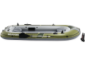Intex Seahawk 4 Set | Aufblasbares Viererboot mit Paddeln und Pumpe