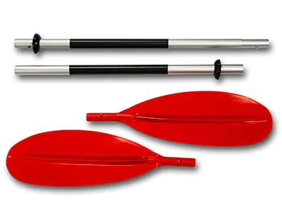 Outwave Compact, Paddel in vier Teilen Outwave Compact, Paddel in vier Teilen